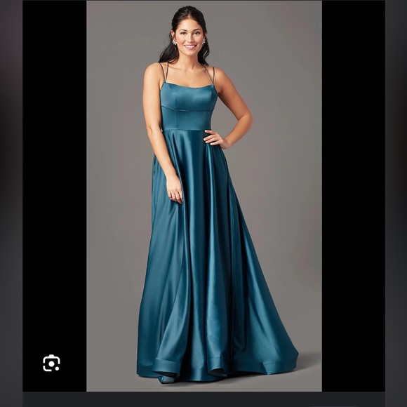 PromGirl | Dresses | Rated Pg By Promgirl Peacock Colored Prom Dress ...